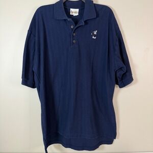 Walt Disney World Men's XXL Embroidered Mickey Mouse Golf Polo Cotton Resortwear
